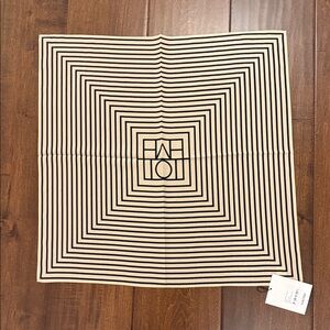Toteme Monogram Print Silk Scarf New